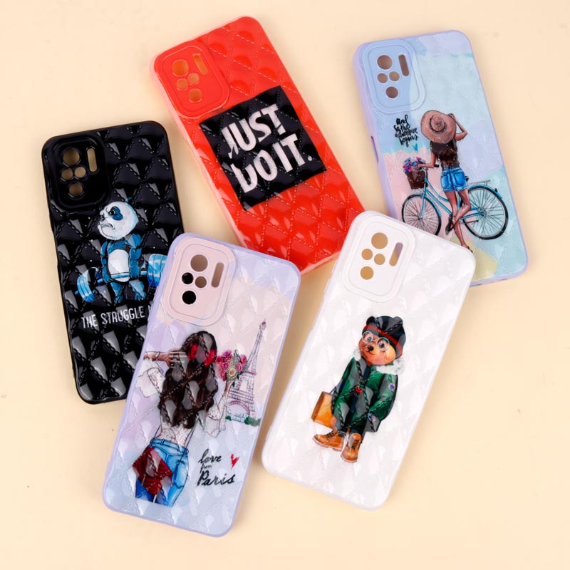 قاب طرحدار فانتزی پافر محافظ لنزدار Xiaomi Redmi Note 10 4G
