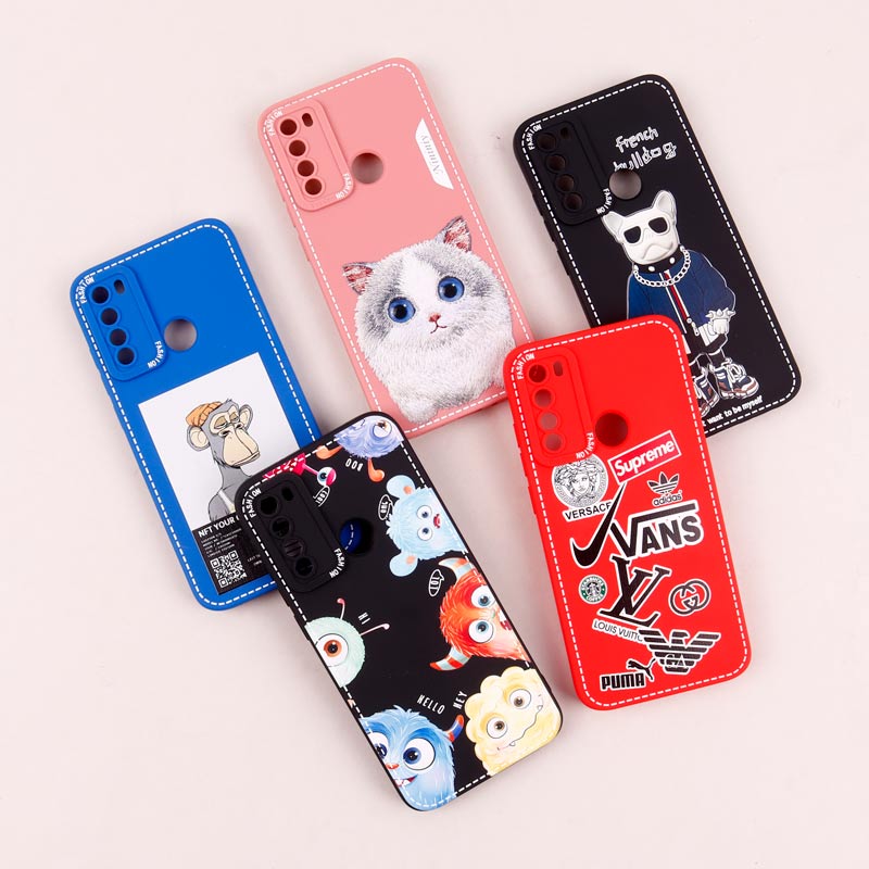 قاب محافظ لنزدار طرح دوخت Xiaomi Redmi Note 8