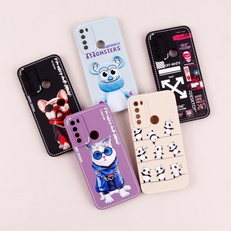 قاب محافظ لنزدار طرح دوخت Xiaomi Redmi Note 8