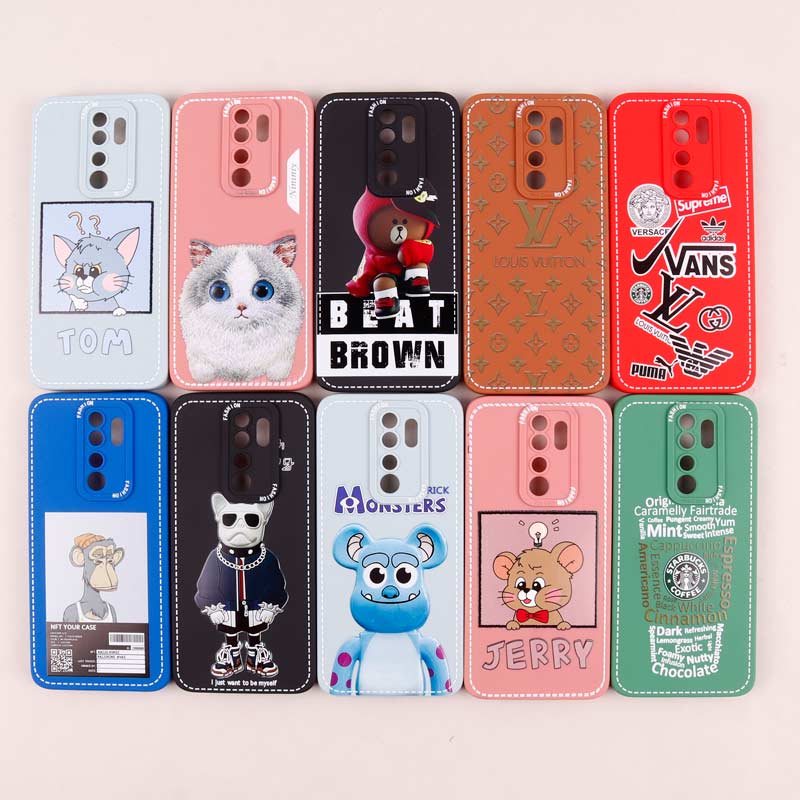 قاب شیائومی Redmi Note 8 Pro طرح دوخت محافظ لنزدار