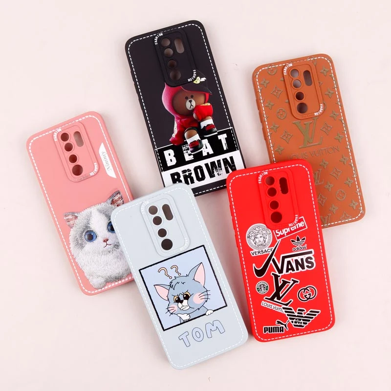 قاب شیائومی Redmi Note 8 Pro طرح دوخت محافظ لنزدار