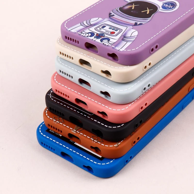 قاب آیفون iPhone 6 / 6s طرح دوخت محافظ لنزدار