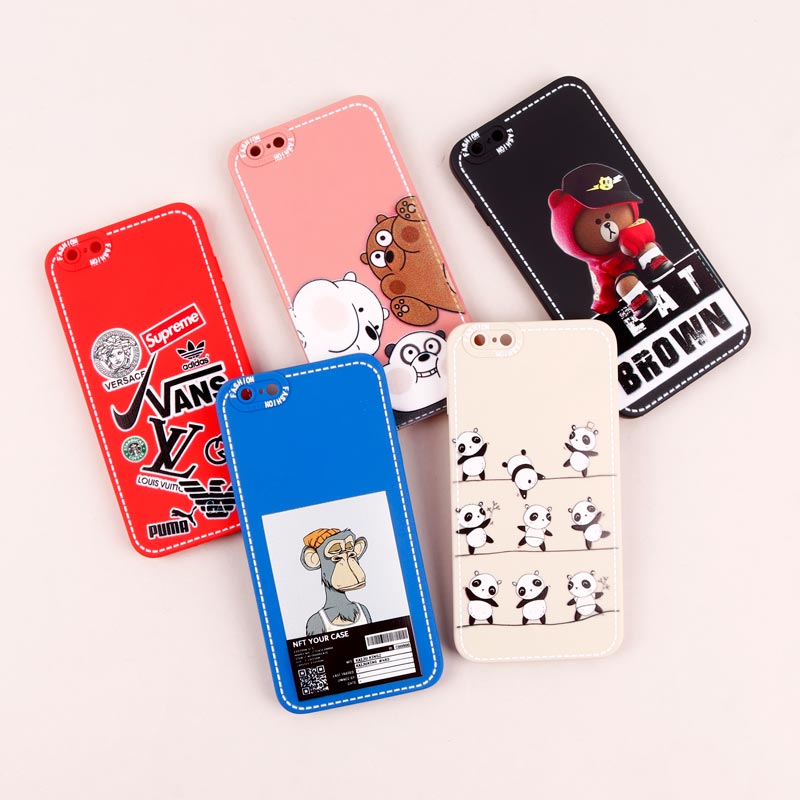 قاب محافظ لنزدار طرح دوخت iPhone 6 Plus / 6s Plus
