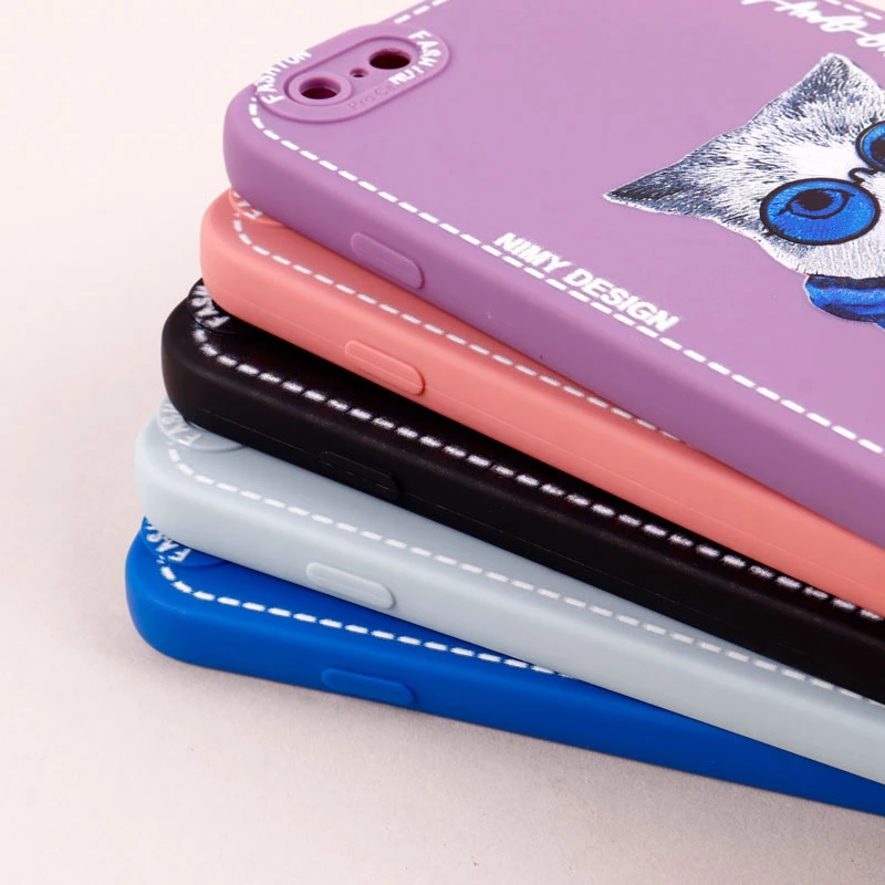 قاب آیفون iPhone 6 Plus / 6s Plus طرح دوخت محافظ لنزدار