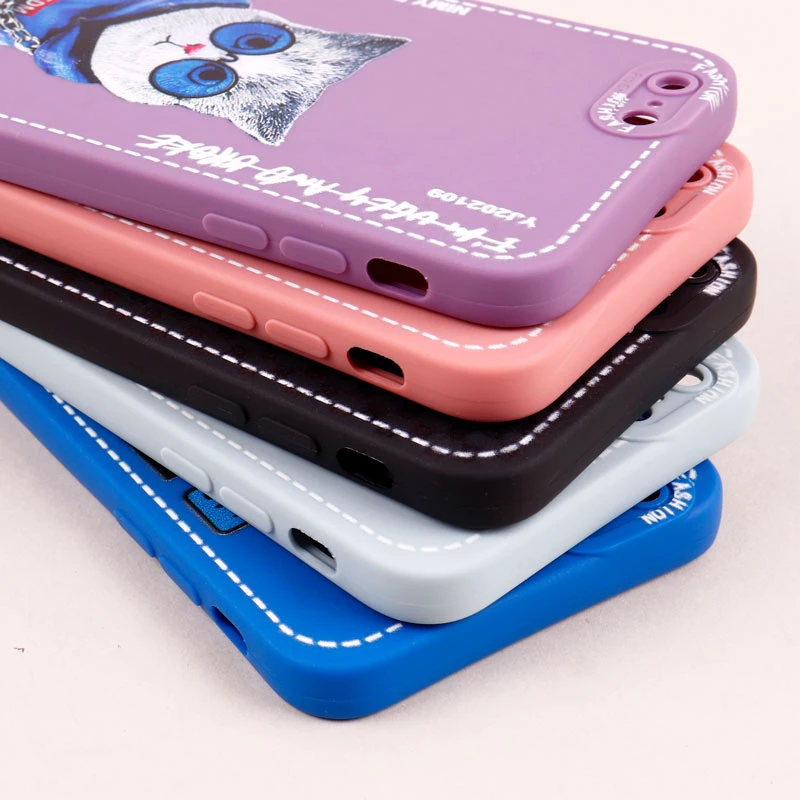 قاب آیفون iPhone 6 Plus / 6s Plus طرح دوخت محافظ لنزدار