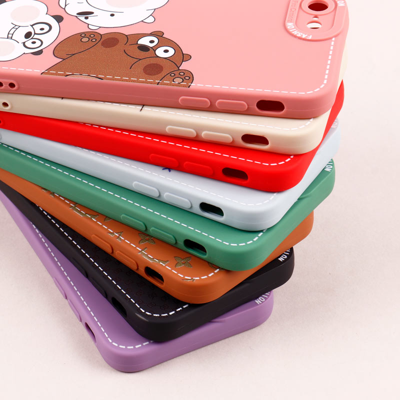 قاب محافظ لنزدار طرح دوخت iPhone 7 / 8 / SE 2020