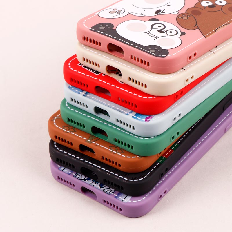قاب محافظ لنزدار طرح دوخت iPhone 7 / 8 / SE 2020
