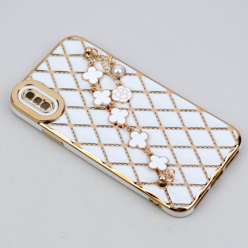 قاب بالشتی دستبندی محافظ لنزدار iPhone X / XS