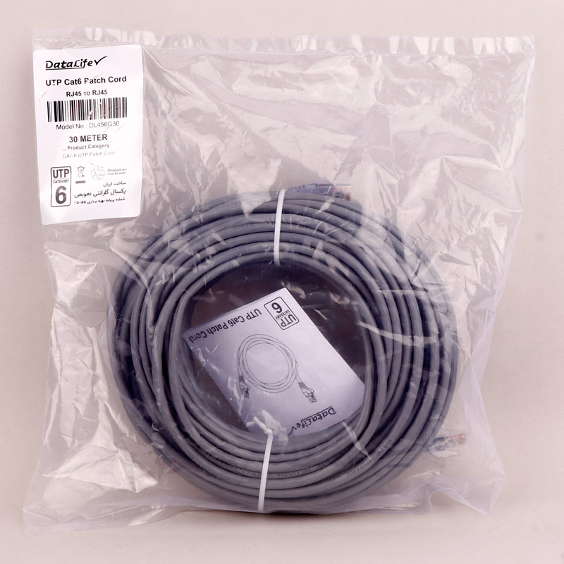 کابل شبکه DataLife DL456G30 UTP Cat6 30m