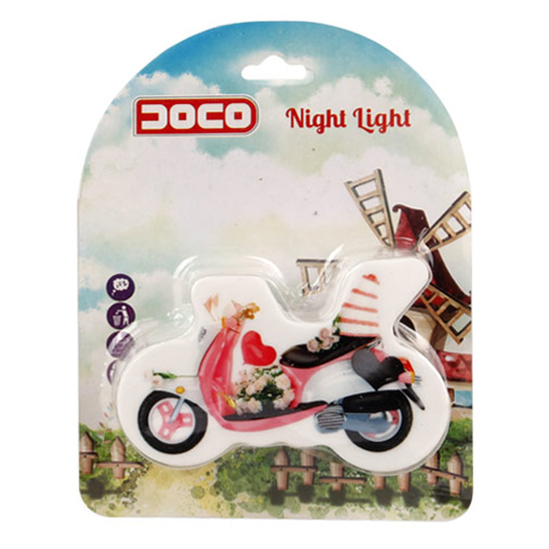 چراغ خواب طرح موتور سیکلت Doco