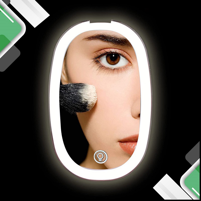 رینگ لایت آرایشی و آینه E.Tok Shell