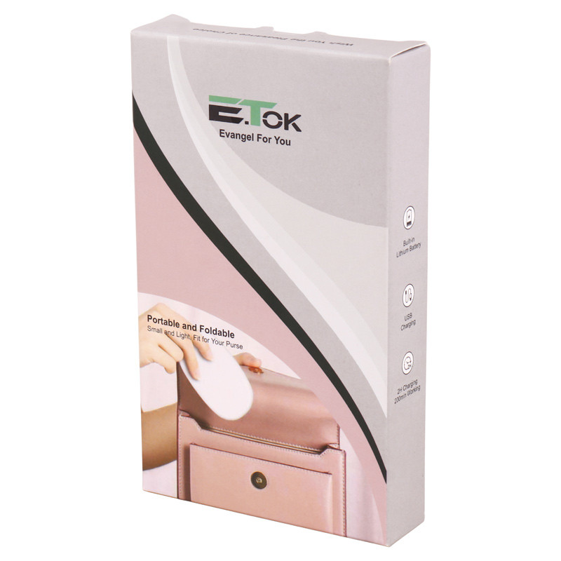 رینگ لایت آرایشی و آینه E.Tok Shell