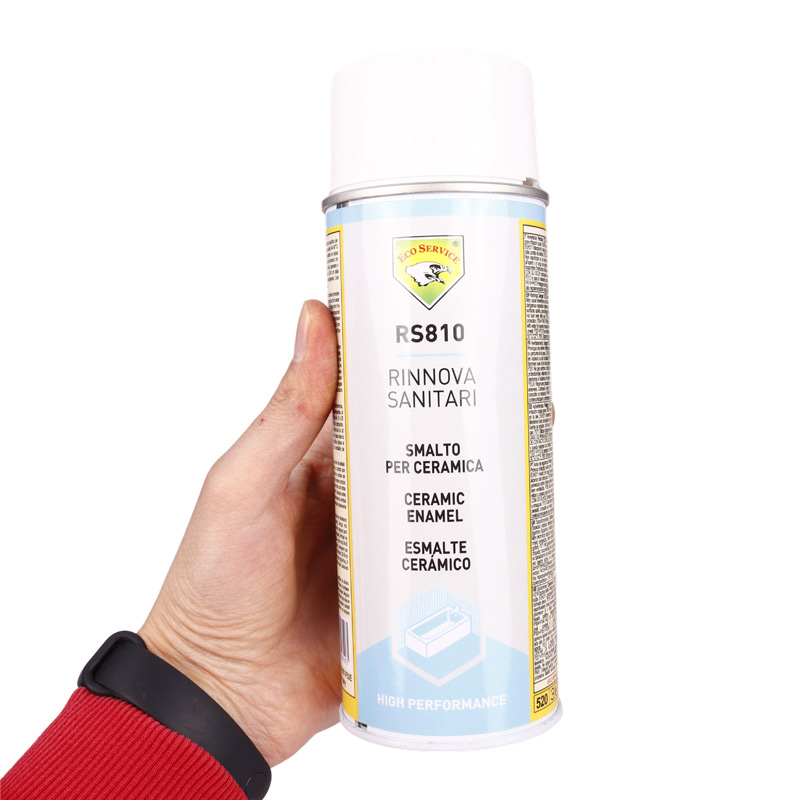 اسپری رنگ لعاب سفید Eco Service Rinnova Sanitari RS810 400ml