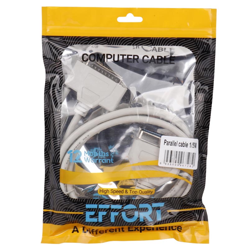 کابل پرینتر پارالل 25Pin به 36Pin ایفورت Effort طول 1.5 متر