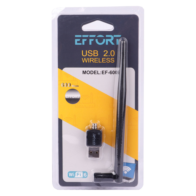 کارت شبکه بی سیم آنتن دار Effort EF-600B 600Mbps