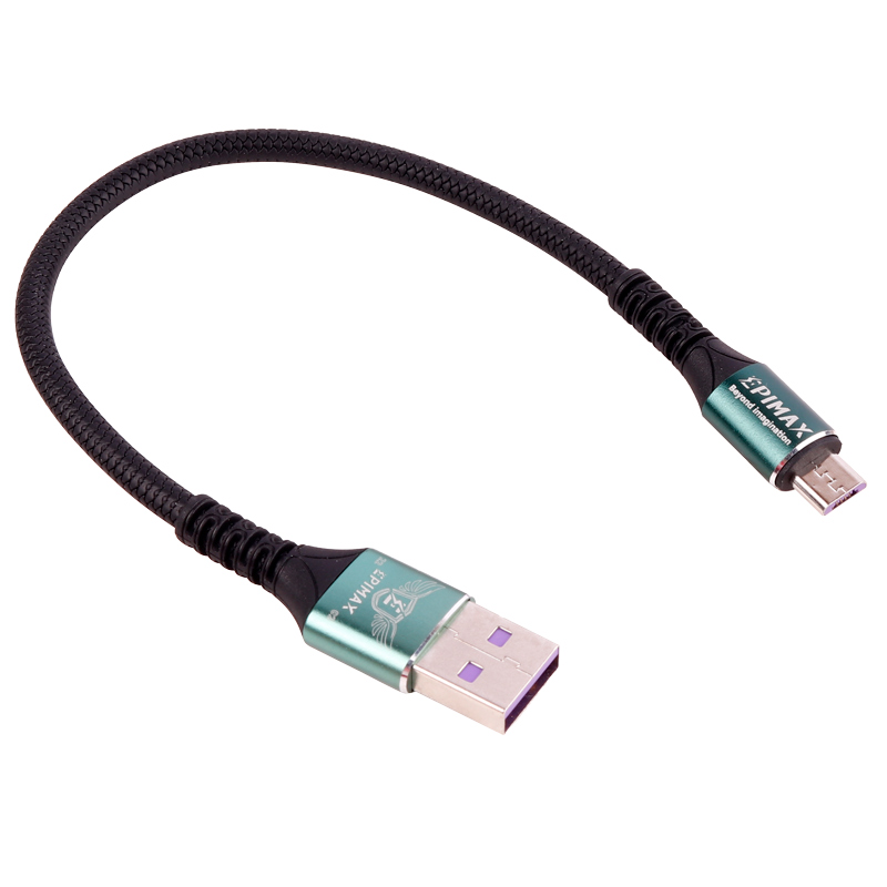کابل کوتاه میکرو یو اس بی فست شارژ Epimax EC-49 5A 25cm