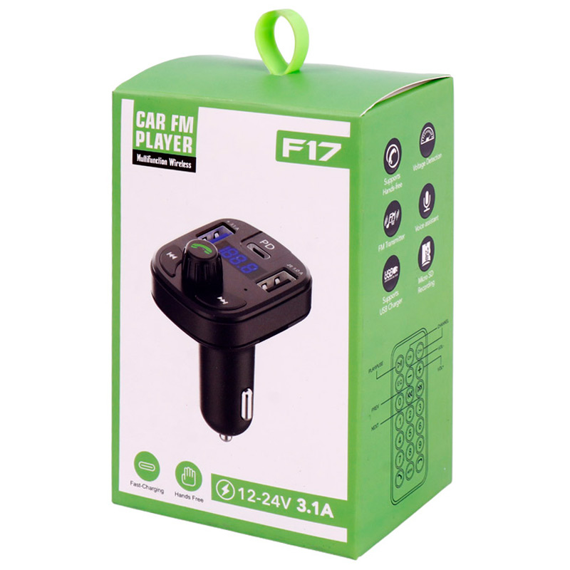 شارژر فندکی + FM Player بلوتوثی F17