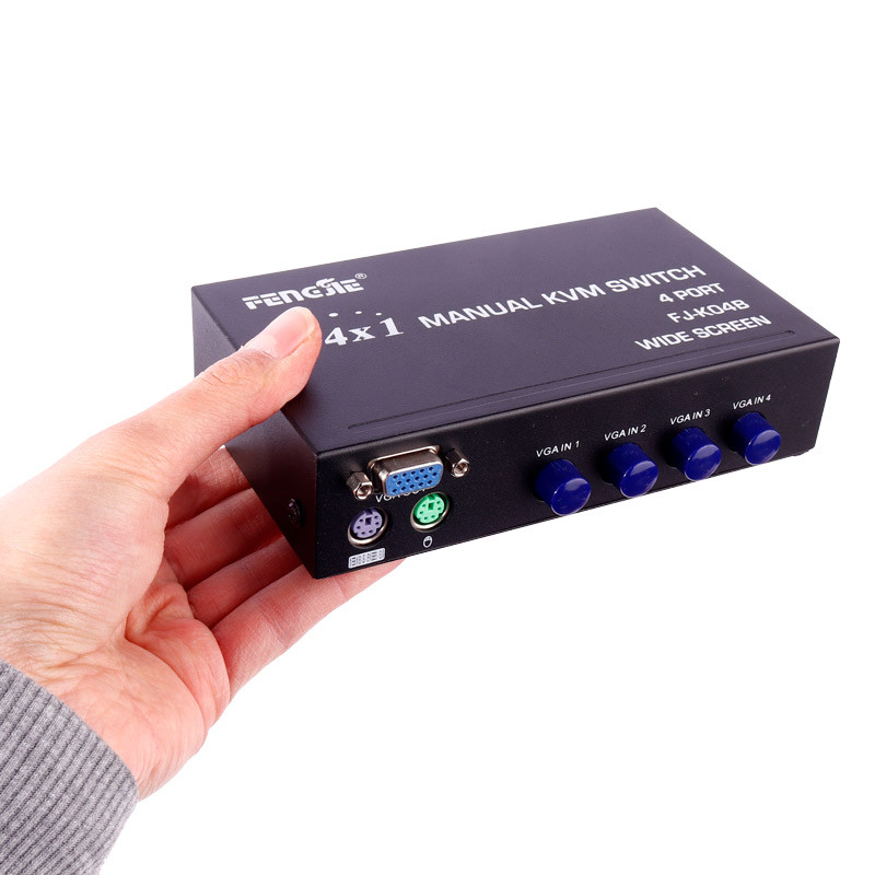 سوییچ FENGJIE FJ-K04B 4Port KVM