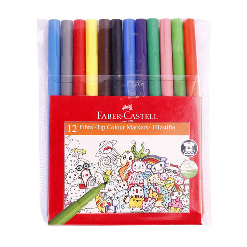 ماژیک نقاشی 12 رنگ فابر کاستل Faber-Castell 155412