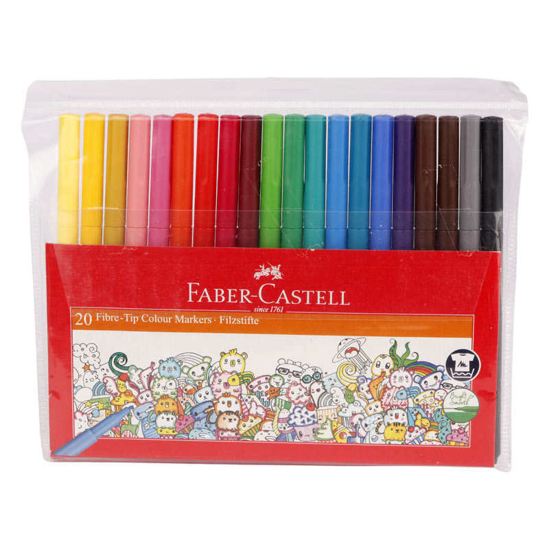 ماژیک نقاشی 20 رنگ فابر کاستل Faber-Castell 155420