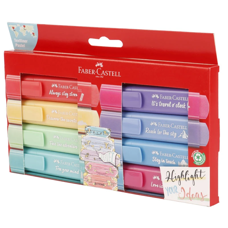 ماژیک هایلایت فابر کاستل Faber-Castell 254626 بسته ۸ عددی