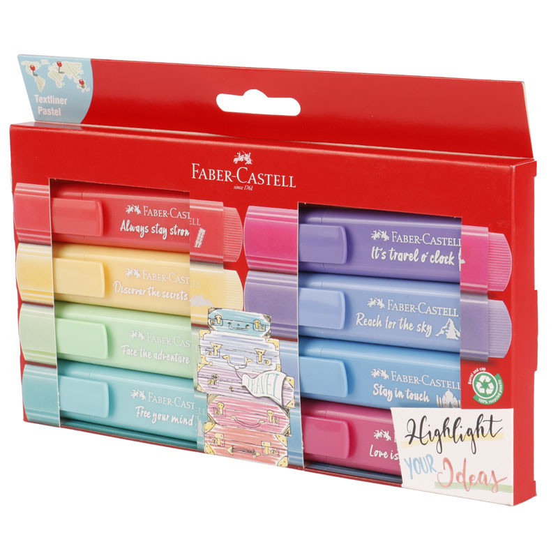 ماژیک هایلایت فابر کاستل Faber-Castell 254626 بسته ۸ عددی