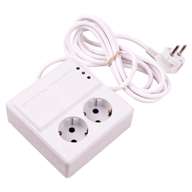 محافظ برق یخچال و فریزر 2 خانه ارت دار فرحان الکتریک با کابل 3 متری Farhan Electric FEP222