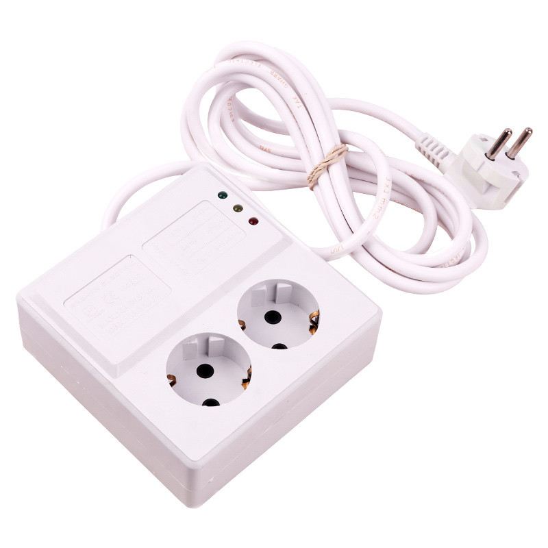 محافظ برق یخچال و فریزر 2 خانه ارت دار فرحان الکتریک با کابل 3 متری Farhan Electric FEP222