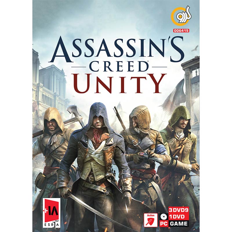 Assassin’s Creed Unity PC 3DVD9+1DVD5 گردو