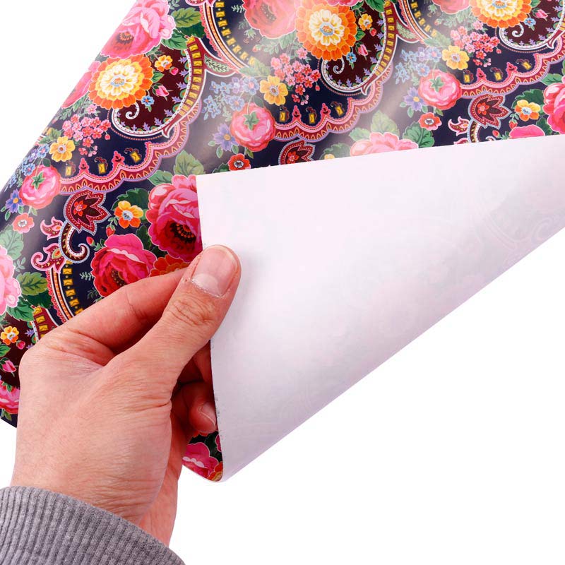 کاغذ کادو طرح دار گل بسته 50 عددی
