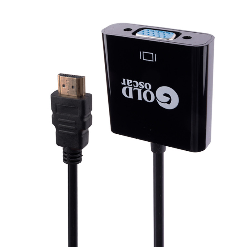 تبدیل Gold Oscar HDMI To VGA + کابل صدا