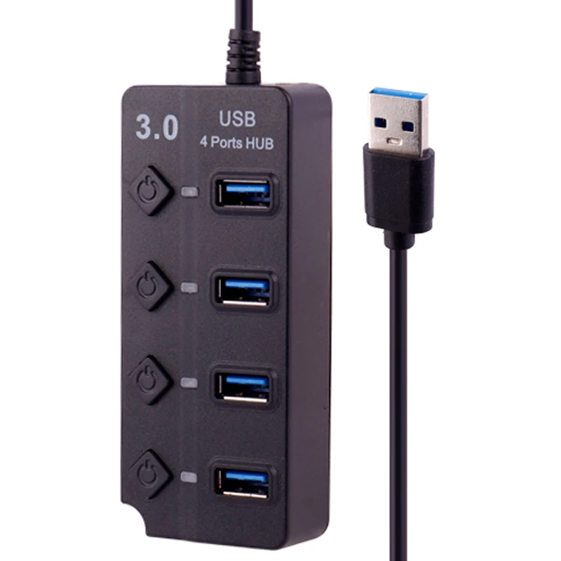 هاب 4 پورت USB3.0 گریت 504