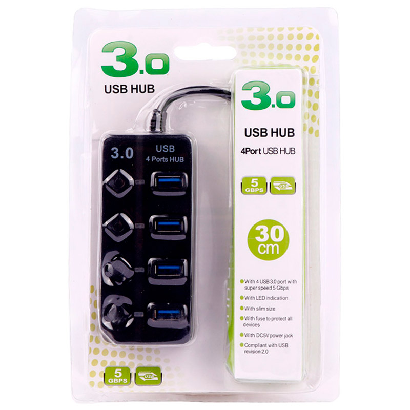 هاب 4 پورت USB3.0 گریت 504