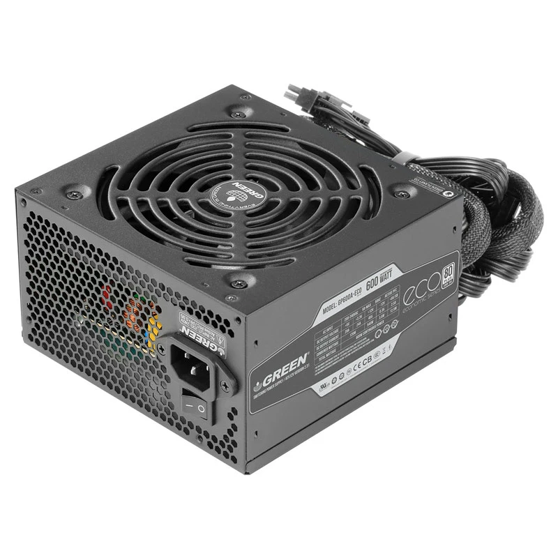 پاور 600 وات گرین Green GP600A-ECO Rev3.1 White