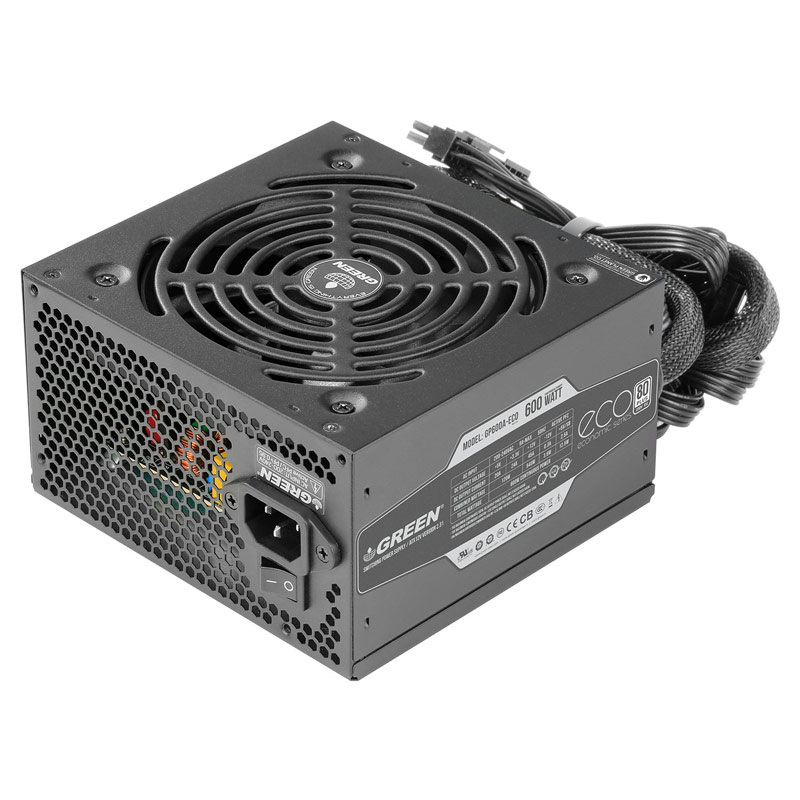 پاور 600 وات گرین Green GP600A-ECO Rev3.1 White