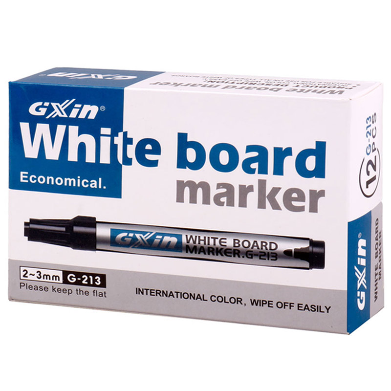 ماژیک وایت برد جیکسین نوک گرد Gxin G-213 بسته 12 عددی