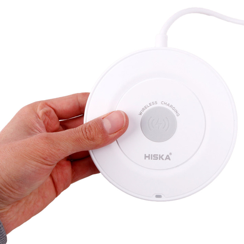 شارژر بی سیم فست شارژ 4 پورت Hiska AH320 QC3.0 PD 32W