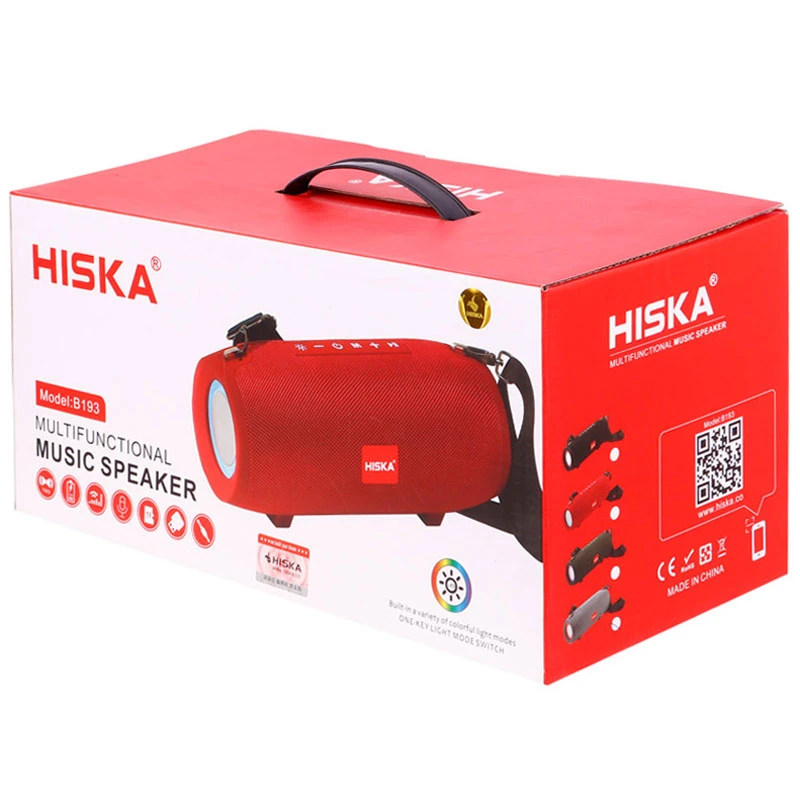 اسپیکر بلوتوثی رم و فلش خور Hiska B193