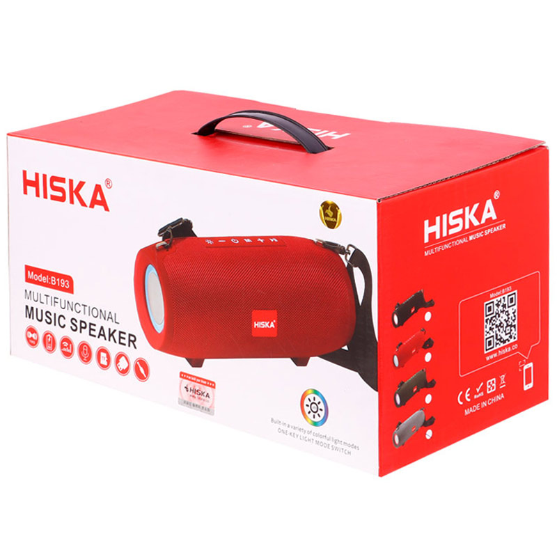 اسپیکر بلوتوثی رم و فلش خور Hiska B193