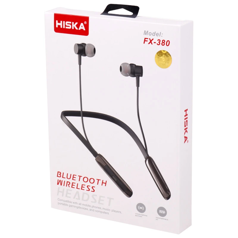 هندزفری بلوتوث دورگردنی Hiska FX-380