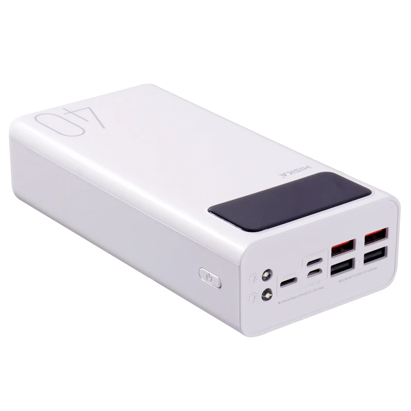 پاور بانک فست شارژ 40000 هیسکا Hiska LP-440 10.5W
