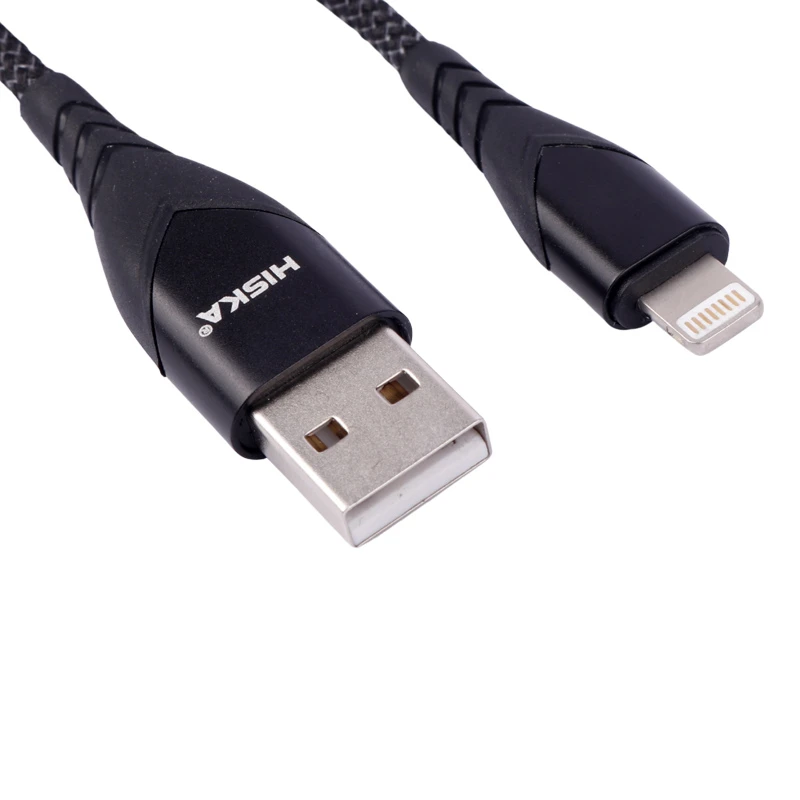کابل لایتنینگ فست شارژ 2.4 آمپر هیسکا LX-289 طول 1 متر