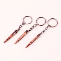 جاکلیدی فلزی طرح فشنگ برنزی