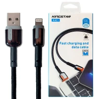 کابل آیفونی فست شارژ KingStar K42i 2.4A 1m