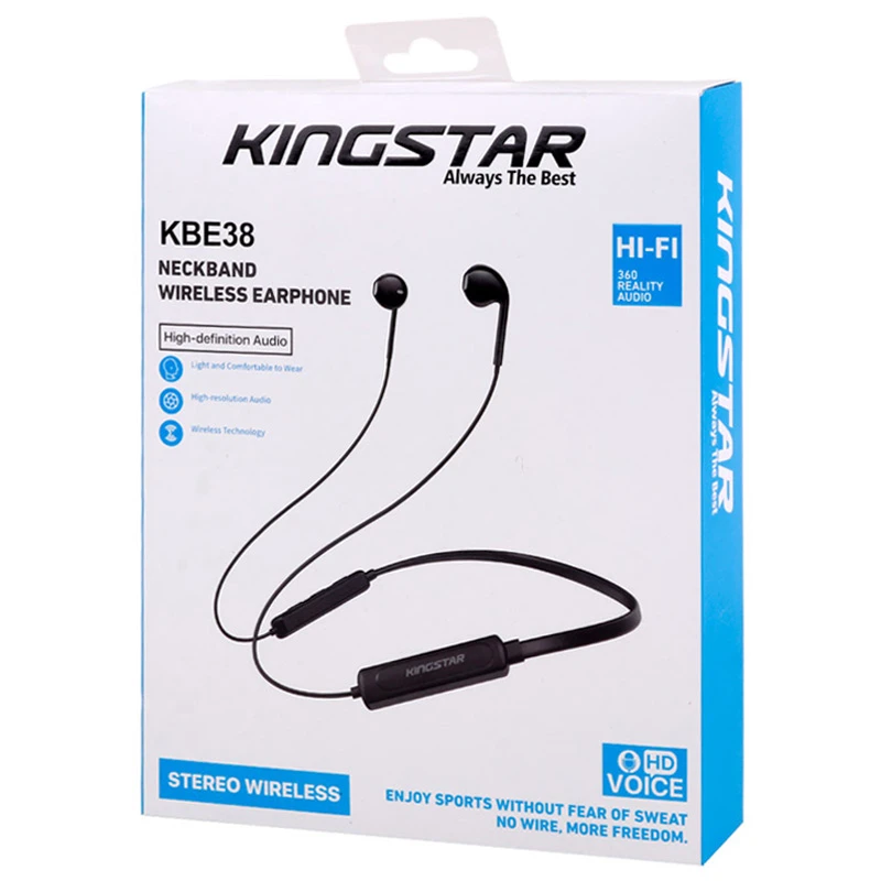 هندزفری بلوتوث دورگردنی KingStar KBE38