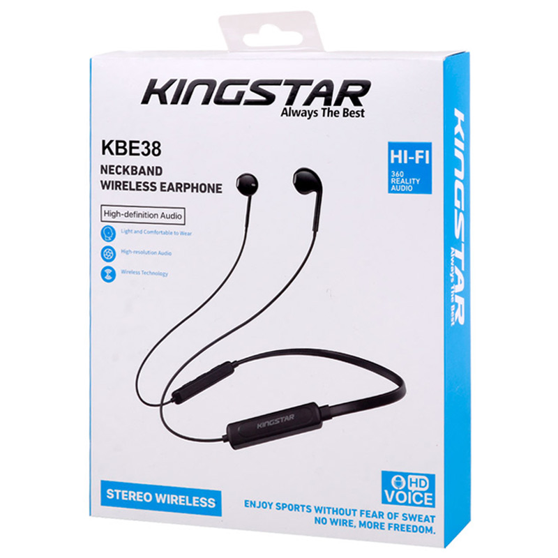هندزفری بلوتوث دورگردنی KingStar KBE38