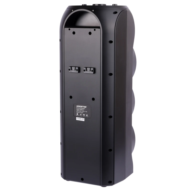 اسپیکر چمدانی بلوتوثی رم و فلش خور KingStar KBS510 + میکروفون و ریموت کنترل