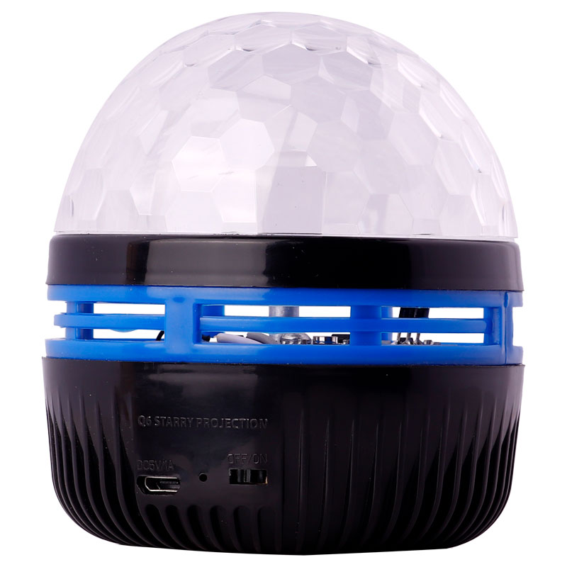چراغ رقص نور شارژی طرح شفق LED Q6N Magic Ball + ریموت کنترل