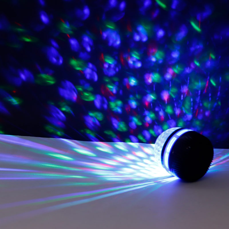 چراغ رقص نور شارژی طرح شفق LED Q6N Magic Ball + ریموت کنترل