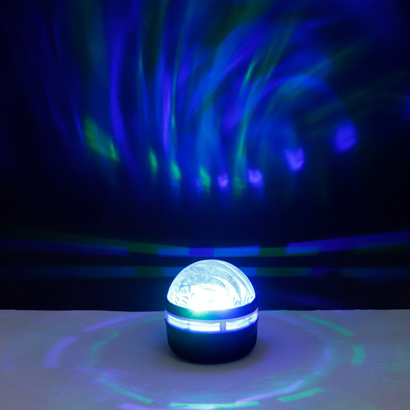 چراغ رقص نور شارژی طرح شفق LED Q6S Magic Ball + ریموت کنترل